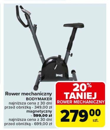 Rower treningowy mechaniczny Bodymaker promocja