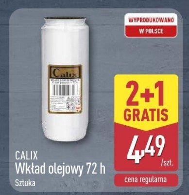 Wkład olejowy 72 h promocja w Aldi