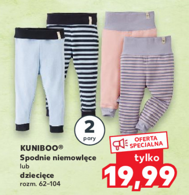 Spodnie niemowlęce chłopięce 62-104 Kuniboo promocja