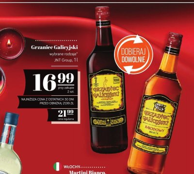 Grzaniec Galicyjski wybrane rodzaje 1 l promocja w POLOmarket