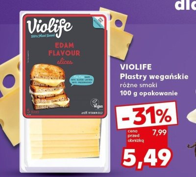 Plastry wegańskie Violife różne smaki 100 g promocja w Kaufland