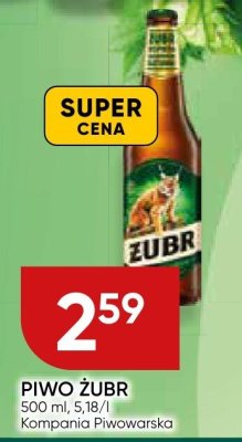Piwo Żubr promocja w Chata Polska