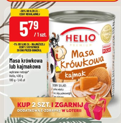 Masa kajmakowa Helio promocja w POLOmarket