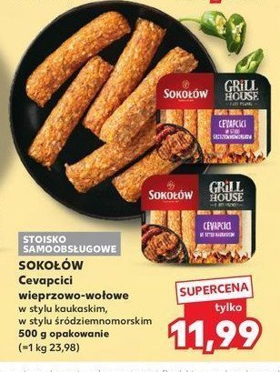 Cevapcici w stylu kaukaskim Sokołów grill house promocja