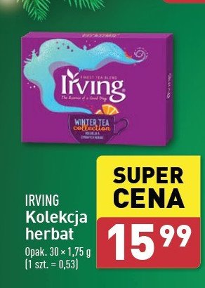 Zestaw w pudełku winter tea Irving promocja w Aldi