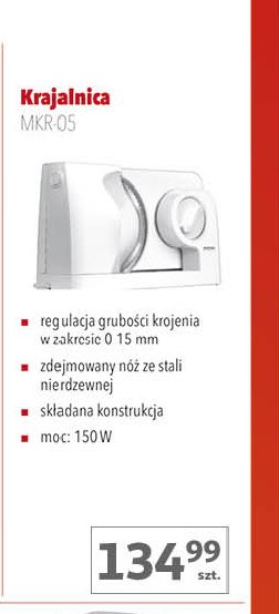 Krajalnica mkr 05 Mpm product promocja w Auchan