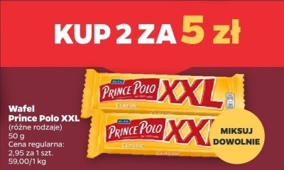 Wafel XXL (różne rodzaje) promocja w Netto
