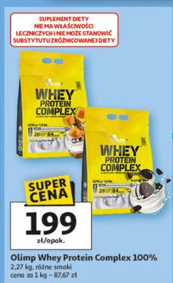 Olimp Whey Protein Complex 100% 2,27 kg, różne smaki promocja w Auchan