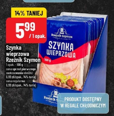 Szynka wieprzowa Rzeźnik Szymon promocja w POLOmarket