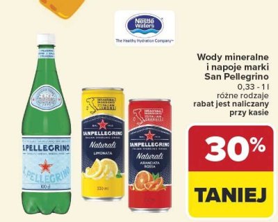 Woda San Pellegrino promocja w Carrefour Market