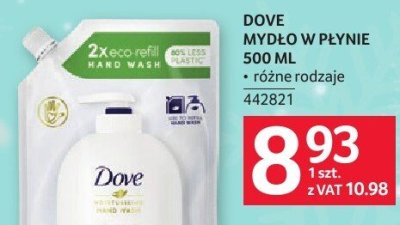 Mydło w płynie Dove 500 ml • różne rodzaje promocja w Selgros