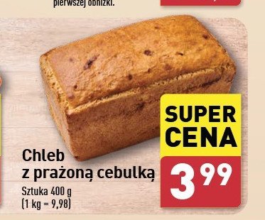 Chleb z prażoną cebulką promocja w Aldi