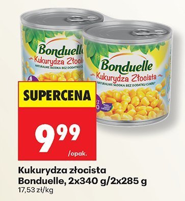 Kukurydza złocista Bonduelle promocja w Biedronka