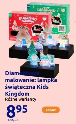 Diamentowe malowanie: lampka świąteczna Kids Kingdom różne warianty promocja w Action