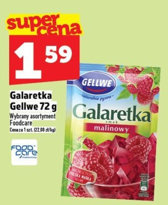 Galaretka Gellwe 72 g promocja w TOPAZ