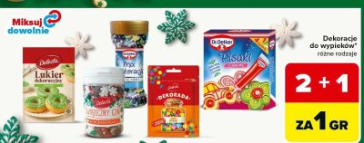 Dekoracje do wypieków różne rodzaje promocja w Carrefour Market