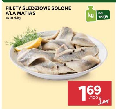 Filety śledziowe solone à la Matias promocja w Stokrotka