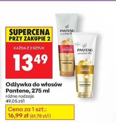 Odżywka do włosów różne rodzaje promocja w Biedronka