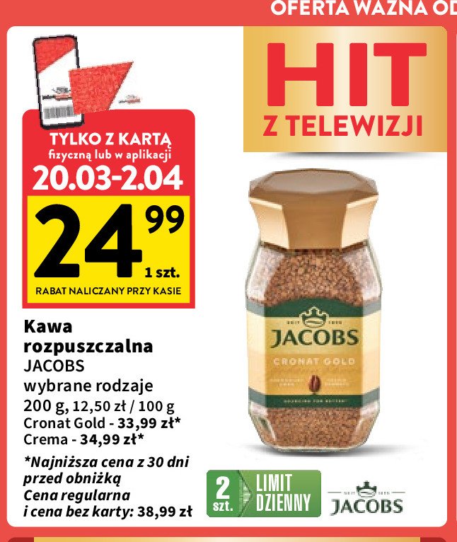 Kawa Jacobs Cronat Gold promocja w Intermarche