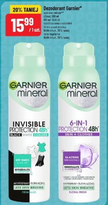 Antyperspirant Garnier Invisible roll-on promocja w POLOmarket