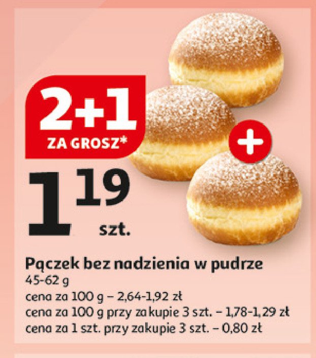 Pączek z pudrem promocja