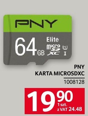 Karta microSD PNY Elite promocja w Selgros