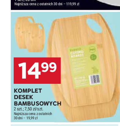 Deski bambusowe promocja w Stokrotka