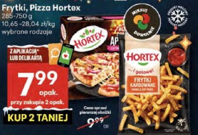 Frytki Pizza Hortex promocja w Delikatesy Centrum