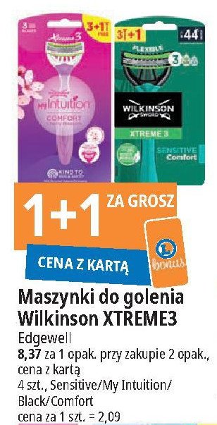 Maszynki do golenia cherry blossom Wilkinson my intuition comfort promocja