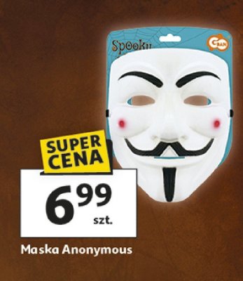 Maska Anonymous promocja w Auchan