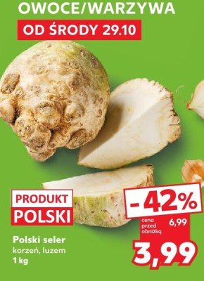 Seler polski korzeń luzem promocja w Kaufland