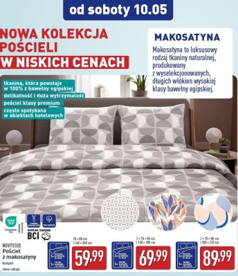 Po艣ciel z makosatyny 140 x 200 cm + 70 x 80 cm Novitesse promocja