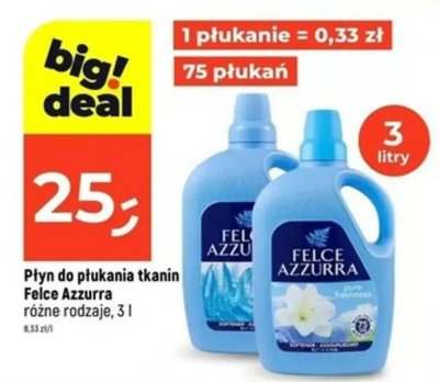 Płyn do płukania tkanin Felce Azzurra promocja