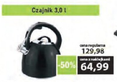 Czajnik Galicja Mistral 3,0 l promocja w Delikatesy Centrum