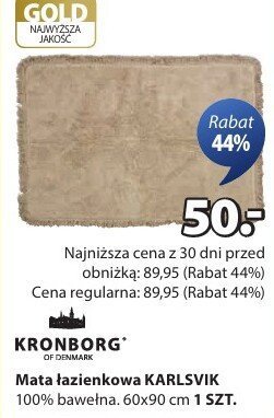 Mata łazienkowa KARLSVIK 60x90 cm promocja w Jysk