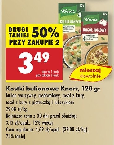 Rosół z kury z pietruszką i lubczykiem Knorr promocja w Biedronka