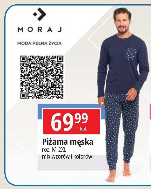 Piżama męska m-2xl Moraj promocja