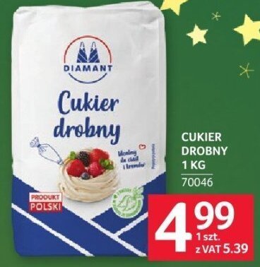 Cukier drobny Diamant 1kg promocja w Selgros
