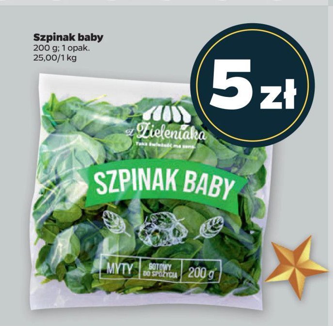 Szpinak baby promocja w Netto