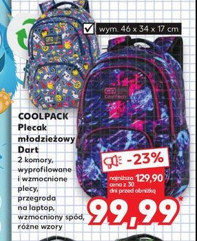 Plecak młodzieżowy dart Coolpack promocja