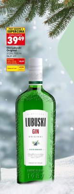 Gin Lubuski Original 37,5%, 700 ml promocja w Biedronka