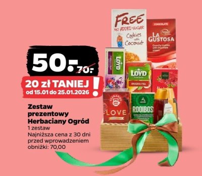 Zestaw prezentowy Herbaciany Ogród promocja w Netto
