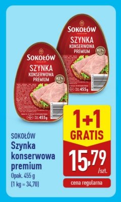 Szynka konserwowa premium  promocja w Aldi