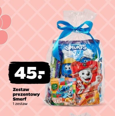 Zestaw prezentowy Smerf promocja w Netto