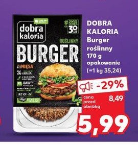 Burger roślinny Dobra kaloria promocja w Kaufland