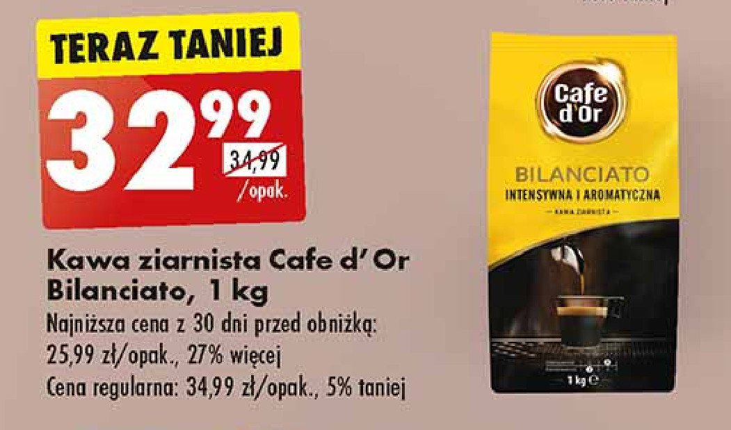Kawa Cafe d'or bilanciato promocja