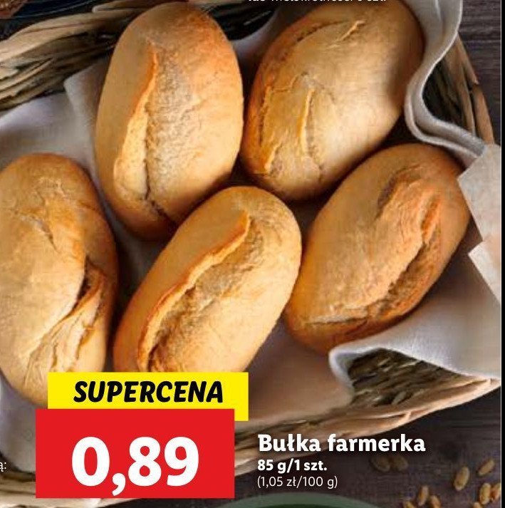 Bułka farmerska PIEKARNIA W SERCU LIDLA promocja