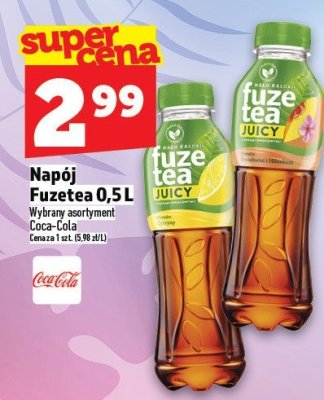 Napój Fuzetea 0,5L promocja w TOPAZ