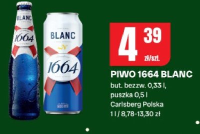 Piwo 1664 Blanc promocja w Chorten
