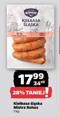 Kiełbasa śląska 1 kg promocja w Netto
